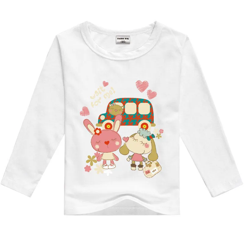 girls t shirt minions clothes long sleeve t-shirts for girls boys tops tees kids t-shirt children baby boy girl clothes t shirts