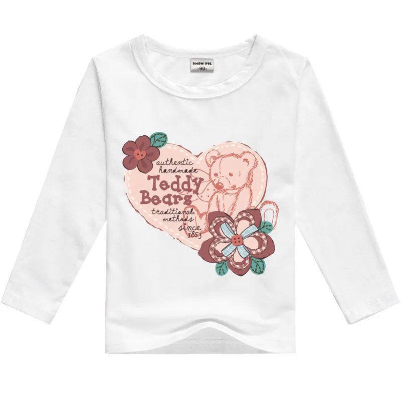 girls t shirt minions clothes long sleeve t-shirts for girls boys tops tees kids t-shirt children baby boy girl clothes t shirts