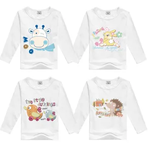 girls t shirt minions clothes long sleeve t-shirts for girls boys tops tees kids t-shirt children baby boy girl clothes t shirts