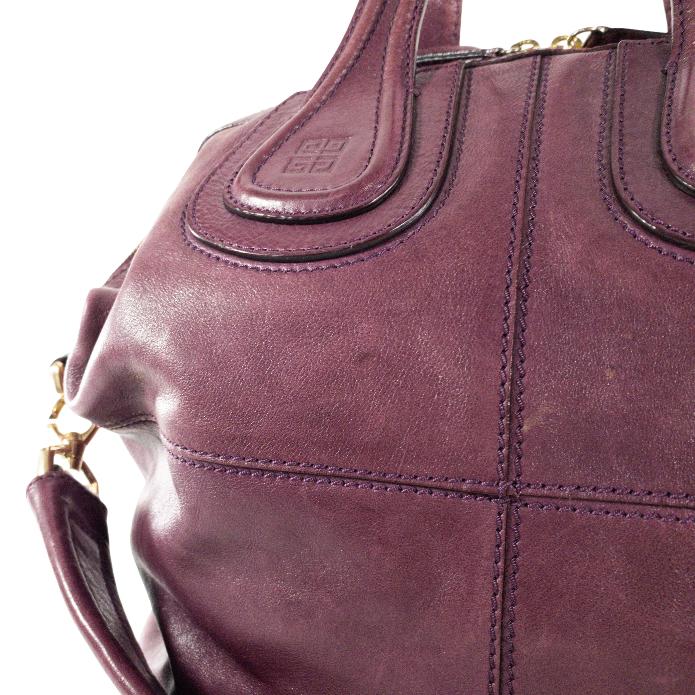Givenchy Burgundy Nightingale Tote
