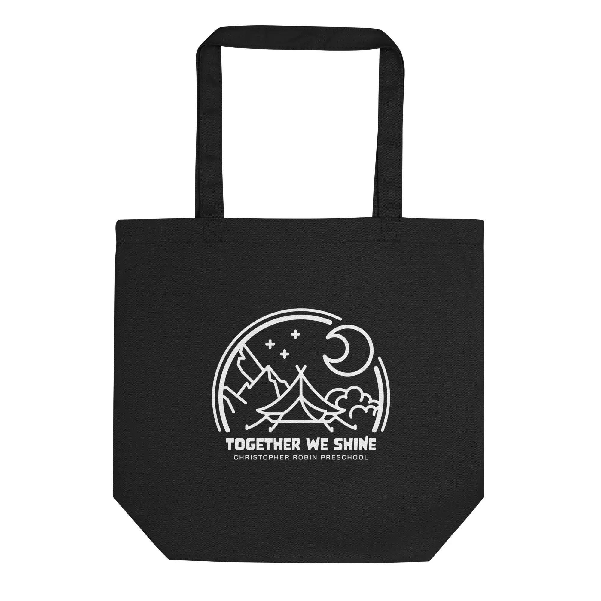 Glamping Eco Tote Bag, White Logo