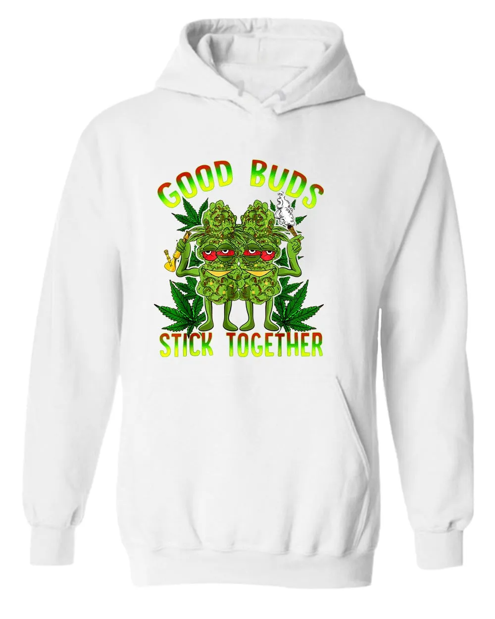 Good buds stick together hoodie