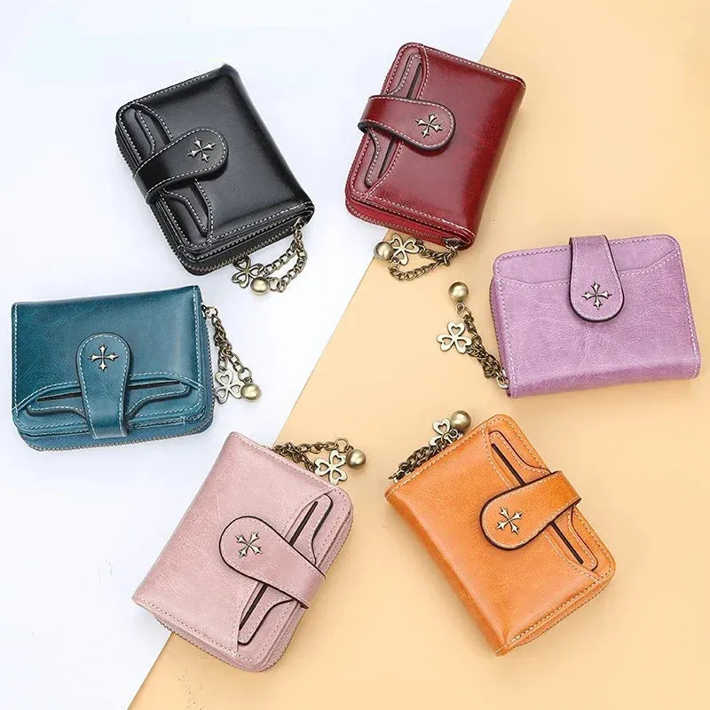 Gothic Faux Leather Cross Wallets