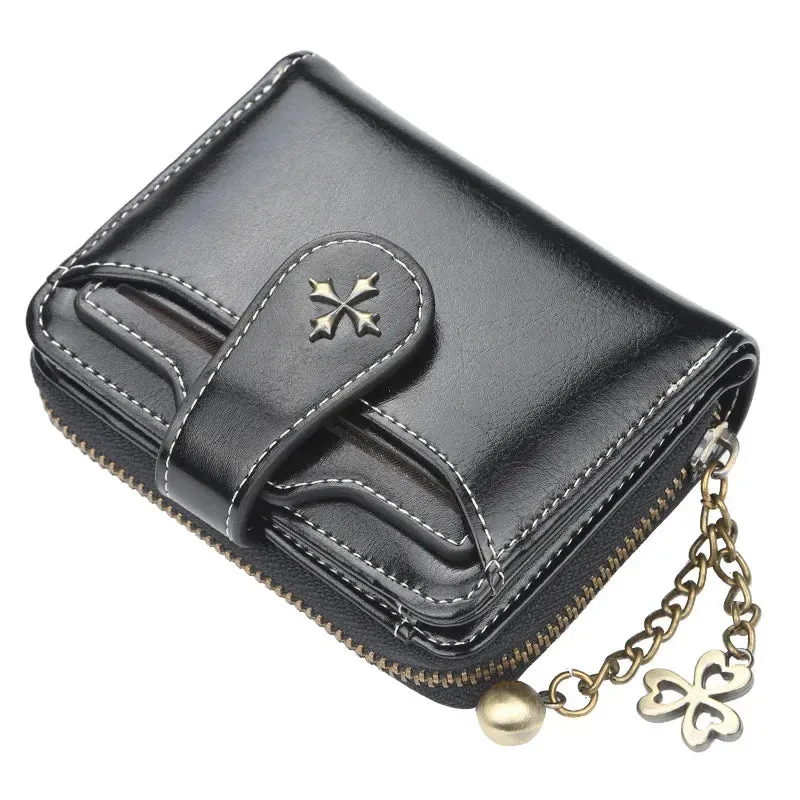 Gothic Faux Leather Cross Wallets