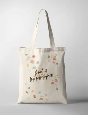 Great Is Thy Faithfulness {Tote Bag}