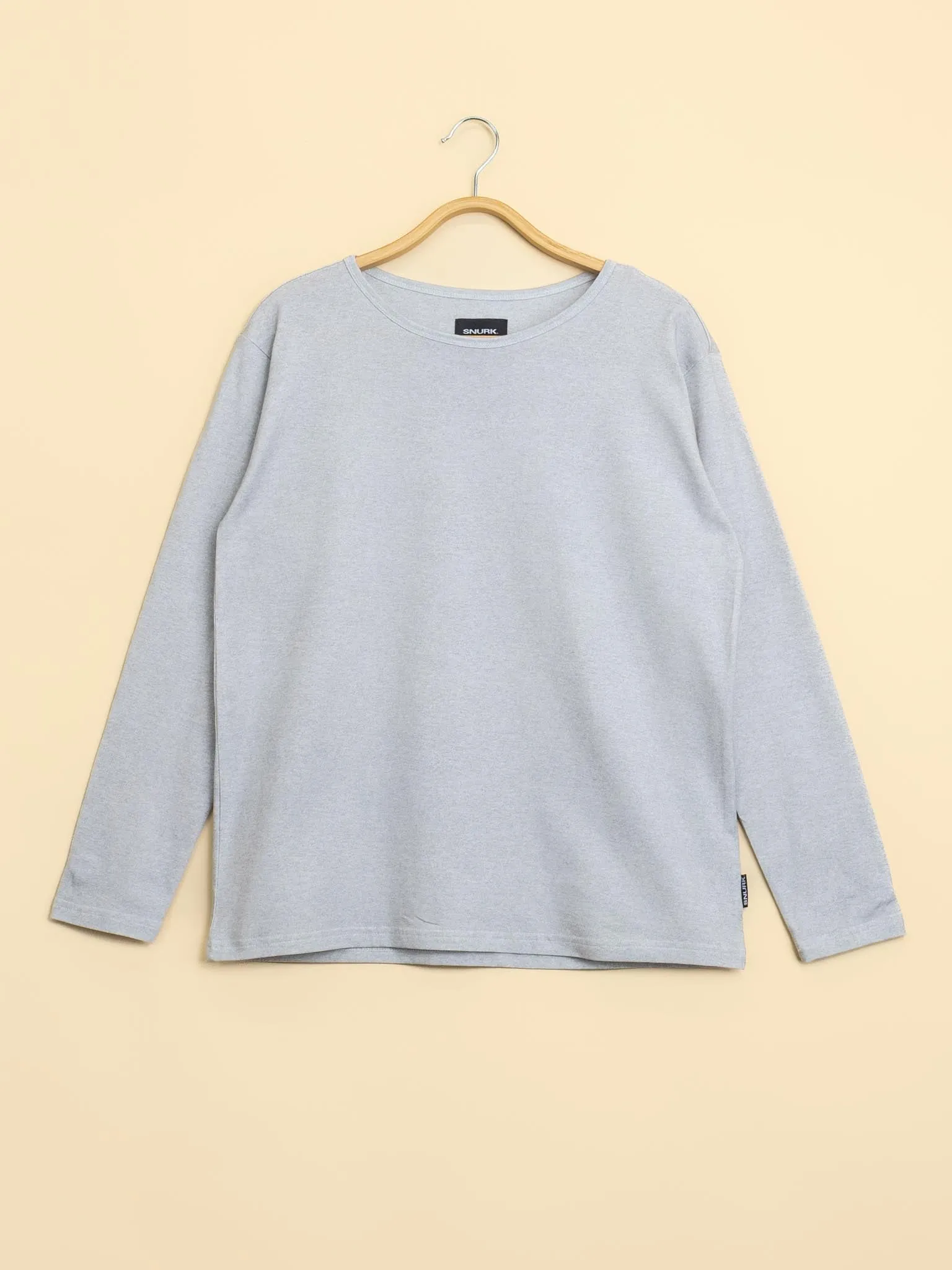 Grey Long Sleeve T-shirt Dames