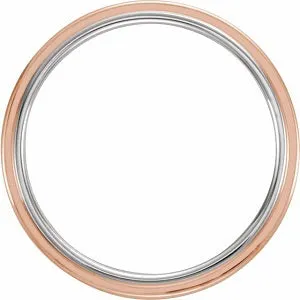 Grooved Band with Bead Blast Finish - 7 mm