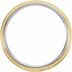 Grooved Band with Bead Blast Finish - 7 mm