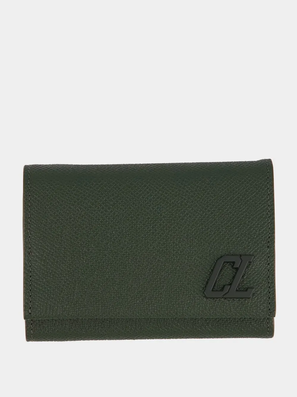 Groovy Trifold Wallet in Green