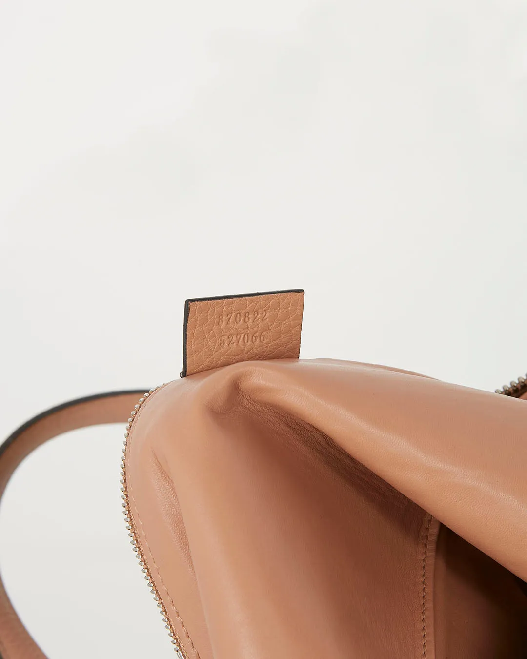 Gucci Black and Beige Pebbled Leather Two-Tone Rumble Tote