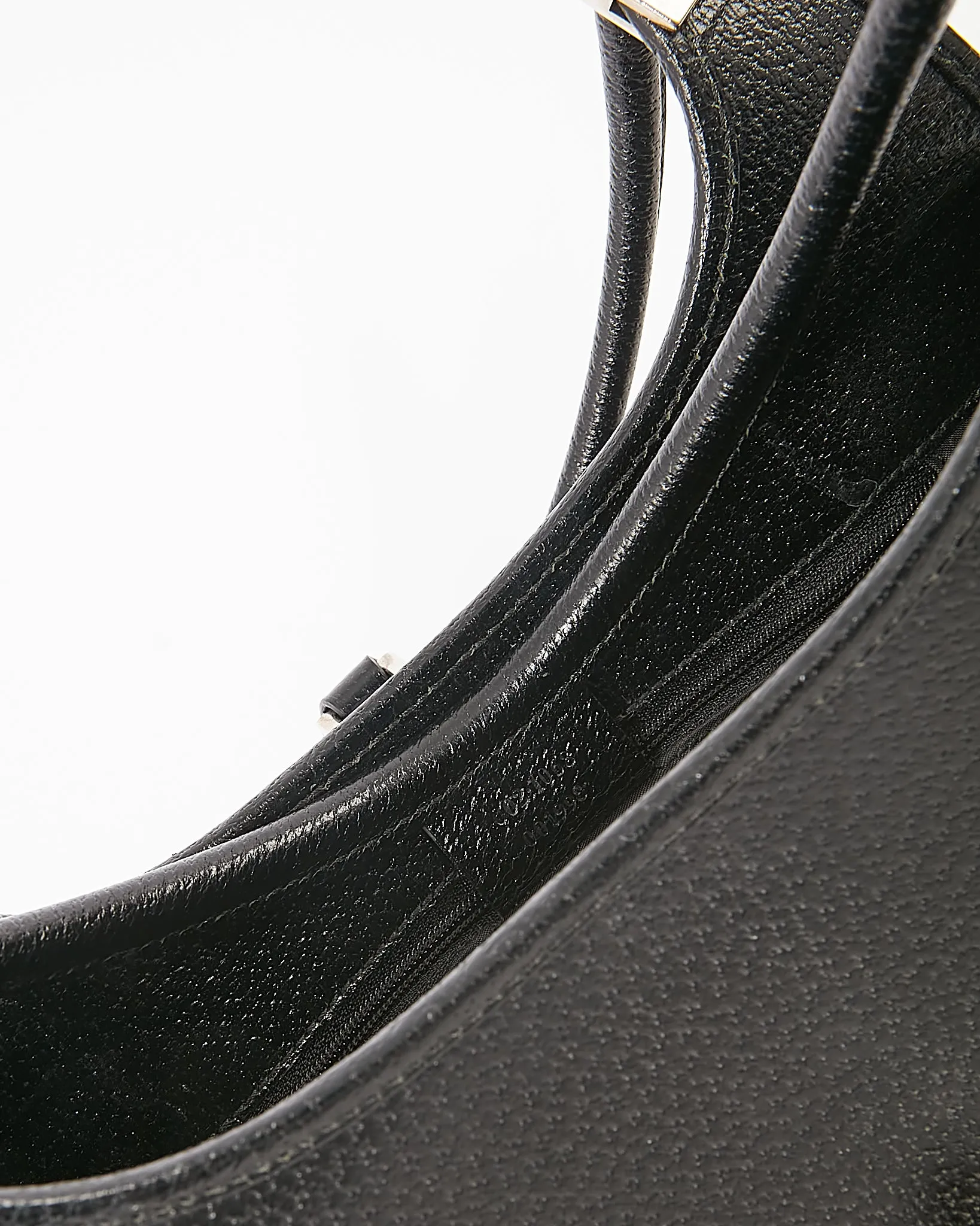 Gucci Black Leather Jackie Bardot Shoulder Bag