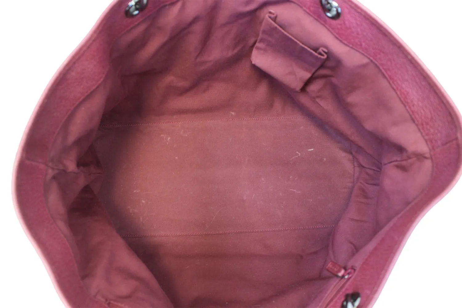 GUCCI Eclipse Beige Red GG Canvas Leather Tote Bag