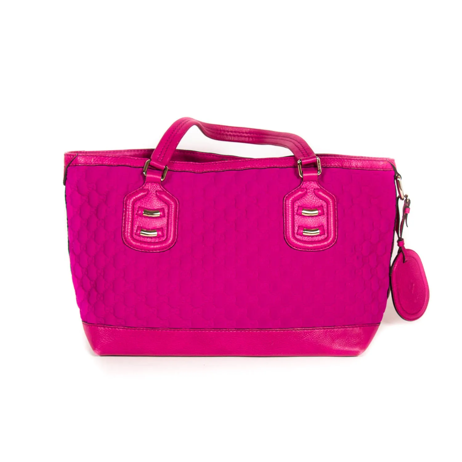 Gucci Quilted Satin Tote Bag