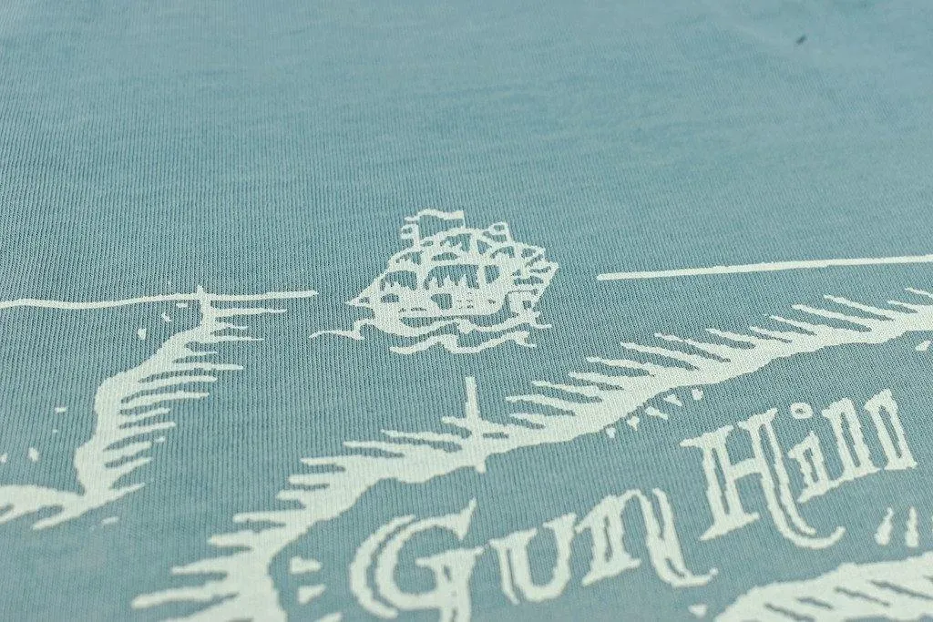 Gun Hill Scolt Head Mens Cotton Faded Tee