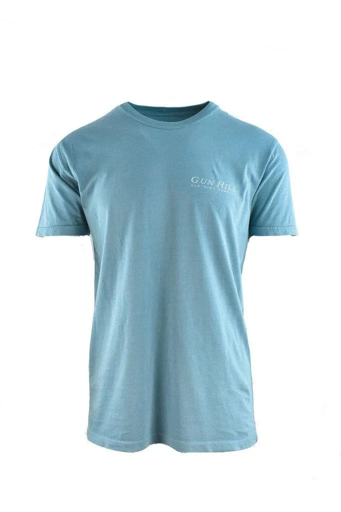 Gun Hill Scolt Head Mens Cotton Faded Tee
