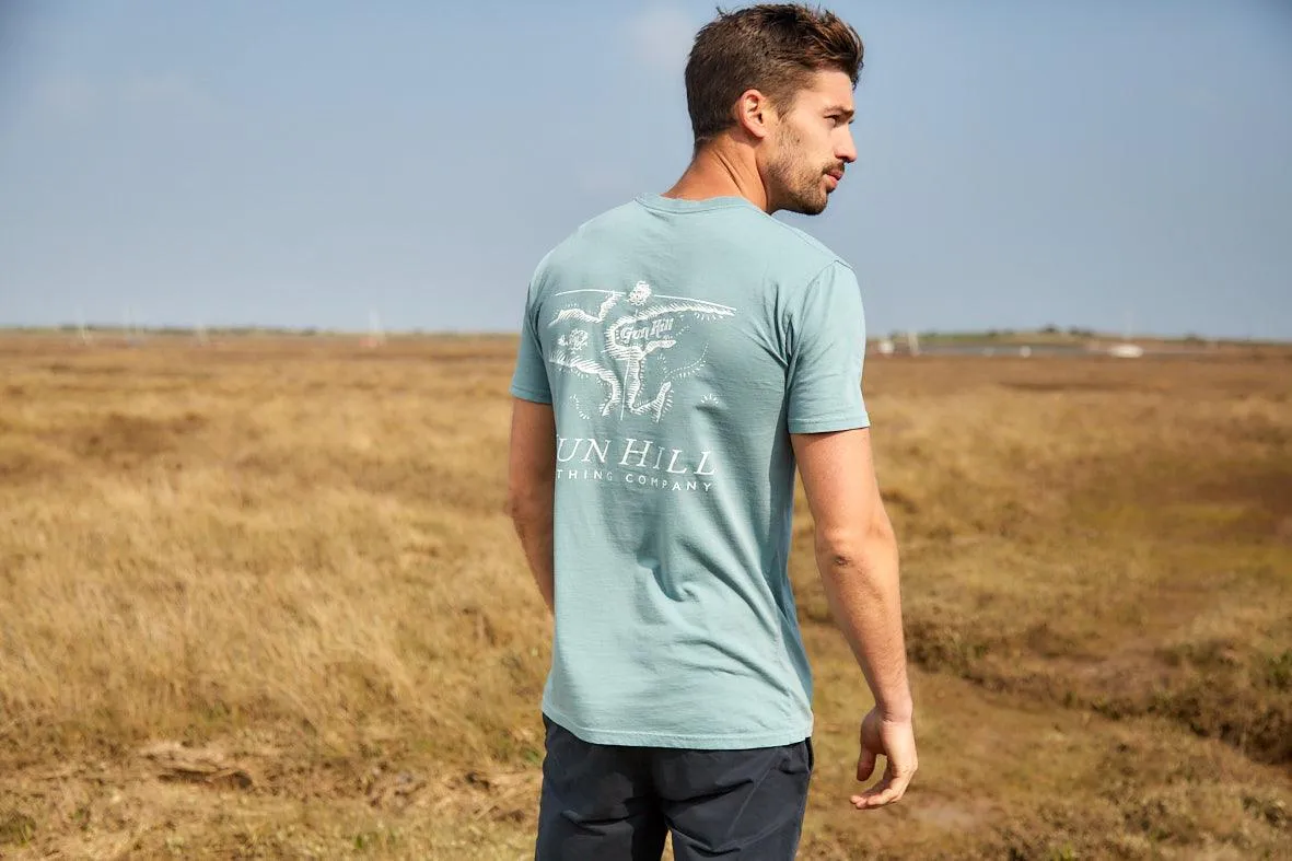 Gun Hill Scolt Head Mens Cotton Faded Tee