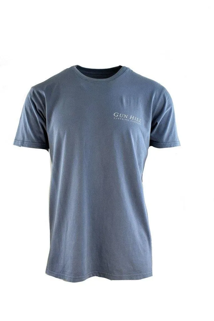Gun Hill Scolt Head Mens Cotton Faded Tee