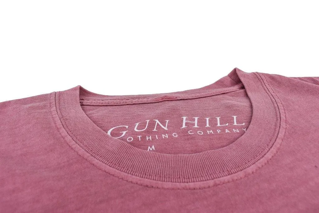 Gun Hill Scolt Head Mens Cotton Faded Tee