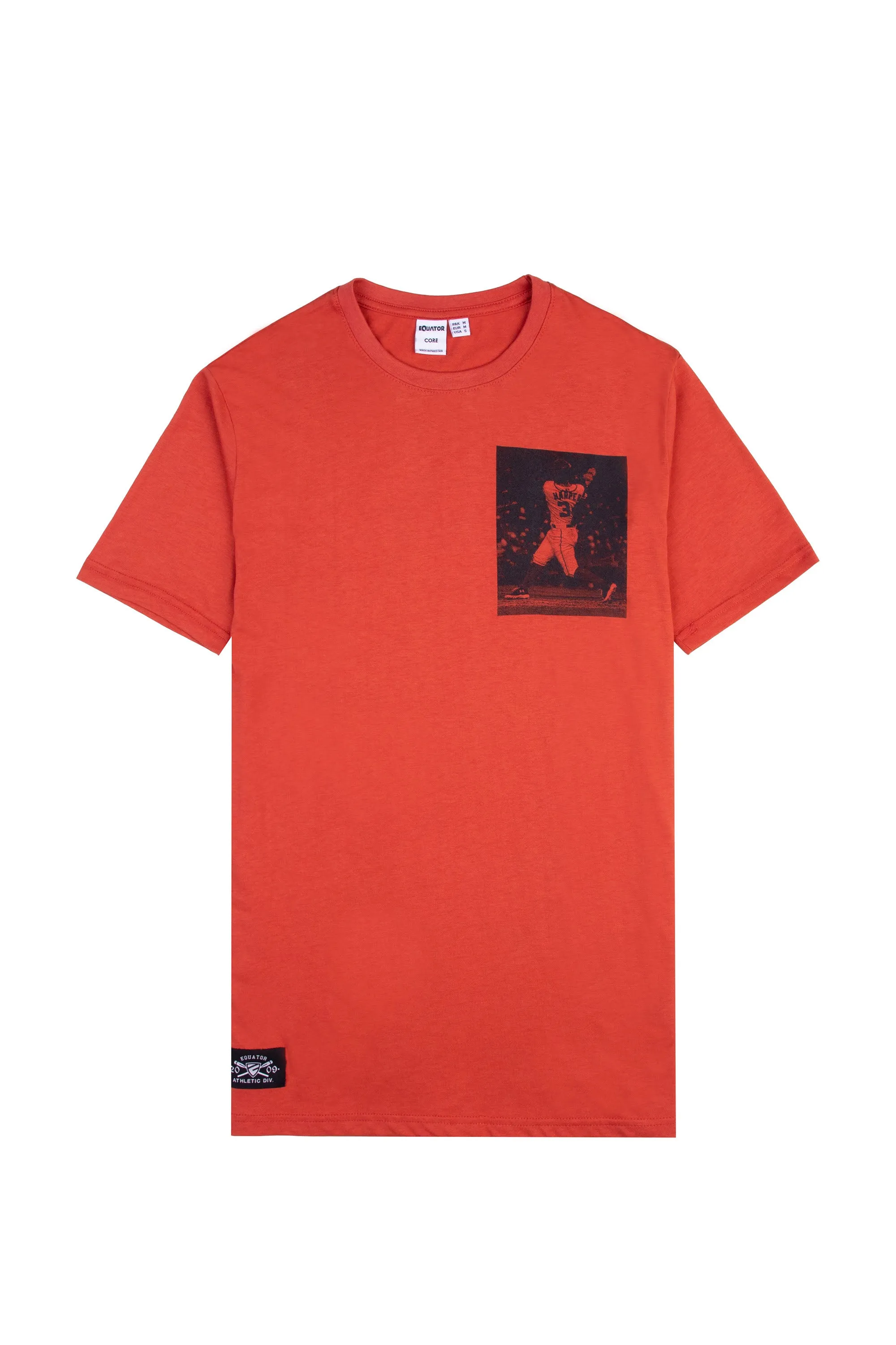 Half Sleeves Dark Peach Tee