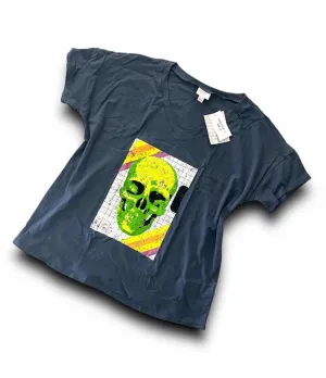Halloween Lisa - Green Skull Graphic