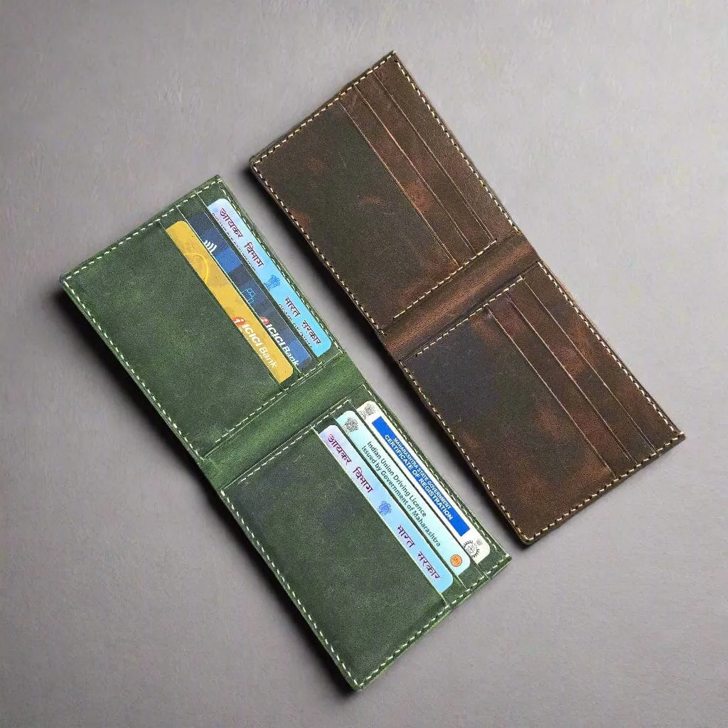 Handmade fullgrain leather wallet