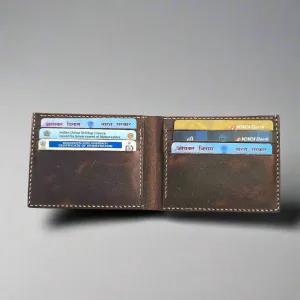 Handmade fullgrain leather wallet