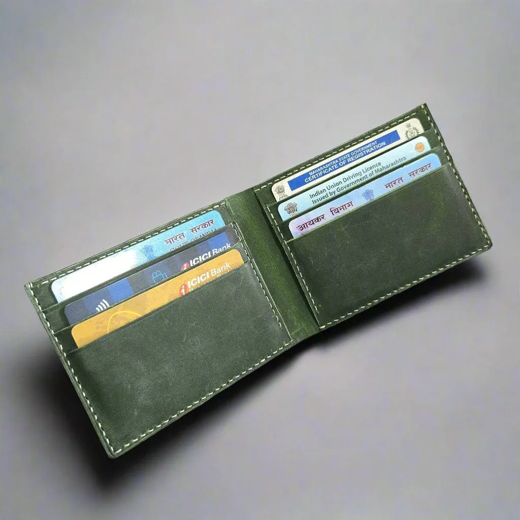 Handmade fullgrain leather wallet