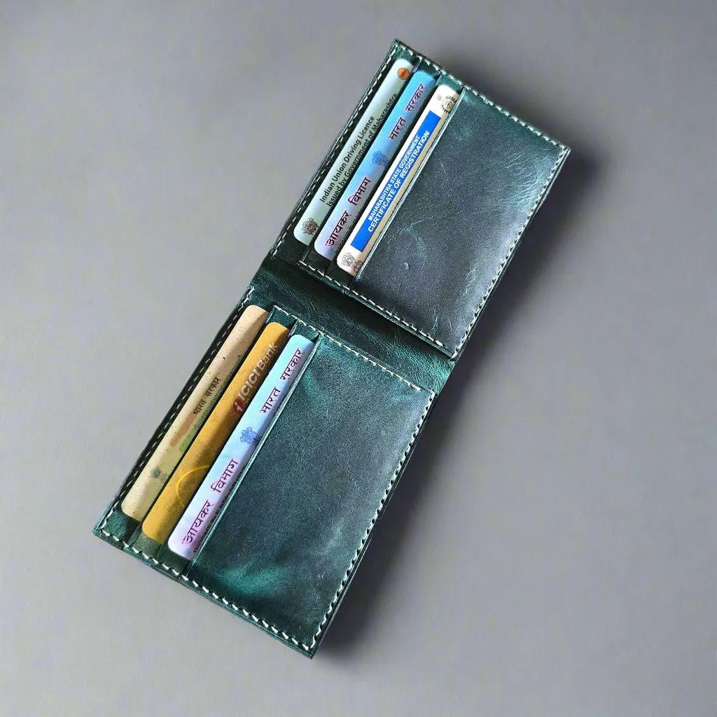 Handmade fullgrain leather wallet