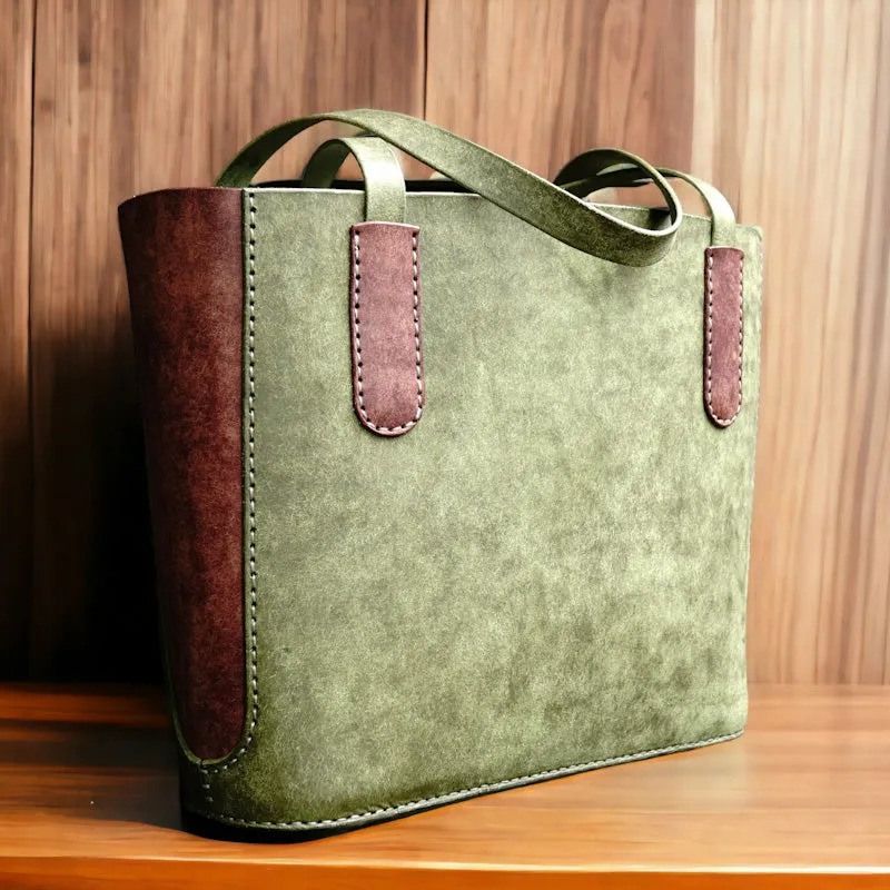 Handmade Rome Leather Shoulder Tote Bag - RGC Handmade