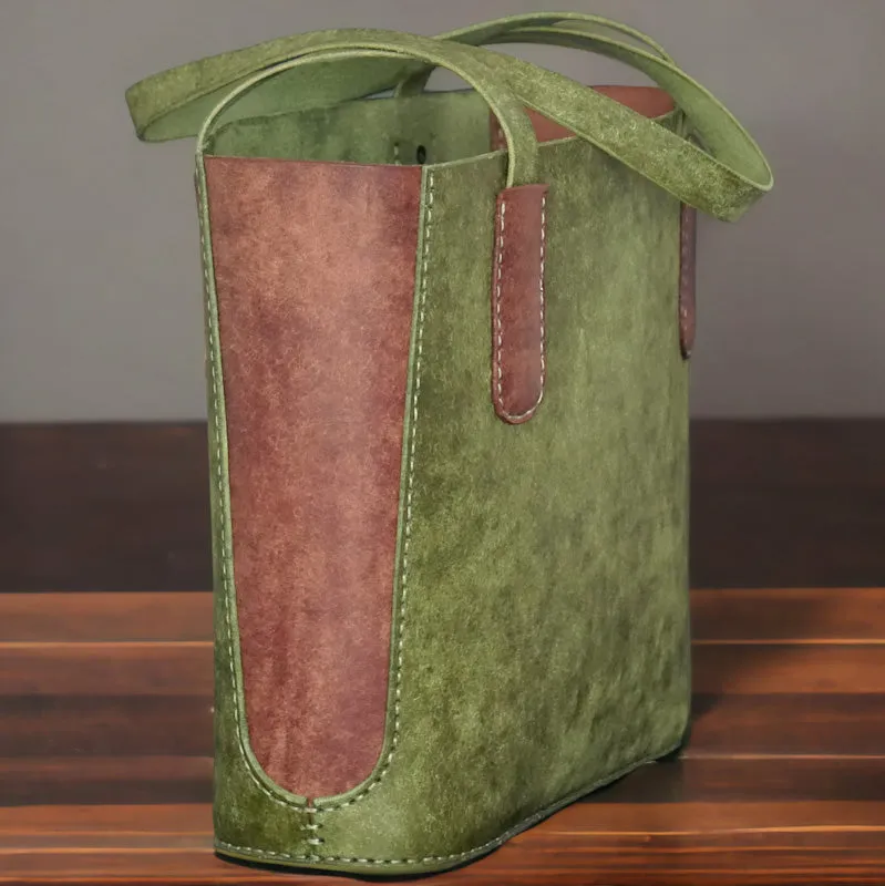 Handmade Rome Leather Shoulder Tote Bag - RGC Handmade