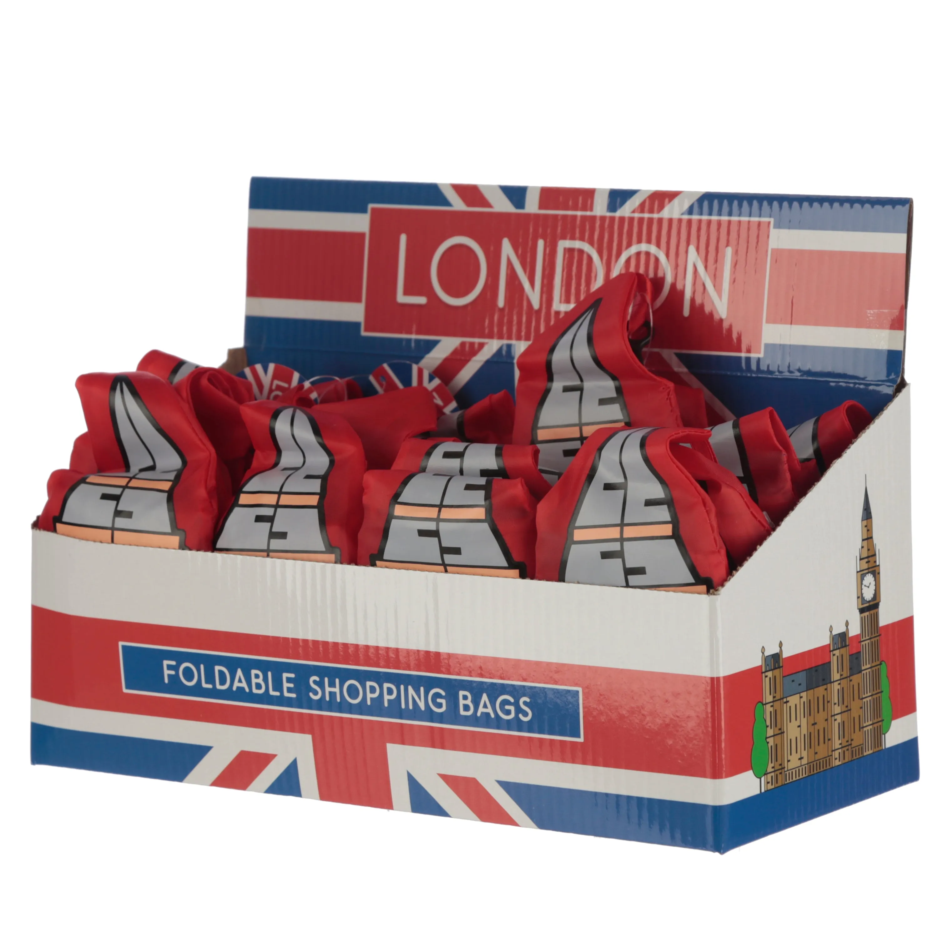 Handy Foldable Shopping Bag - London Icons Big Ben