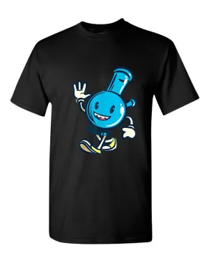 Happy cartoon smoke pipe t-shirt