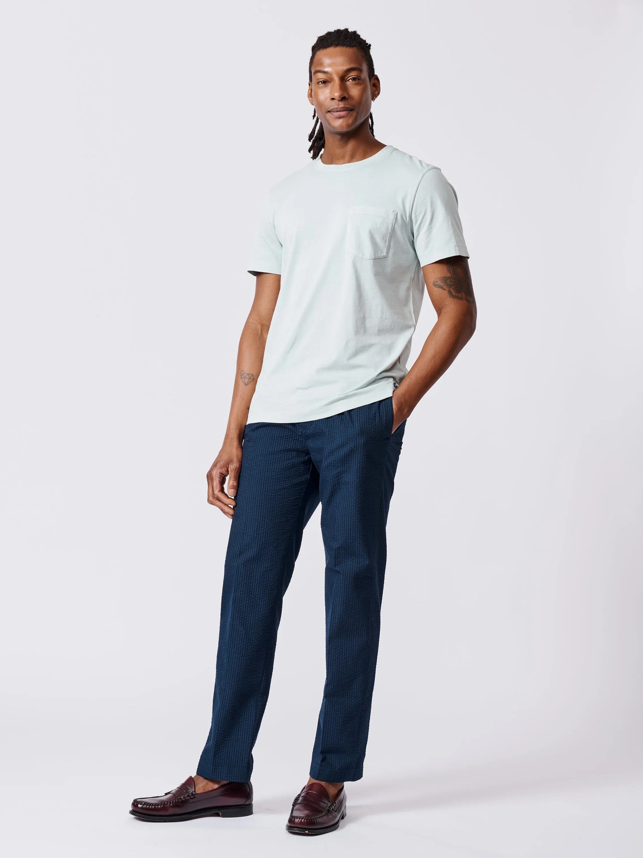 Hareby Garment Dyed Pocket Tee