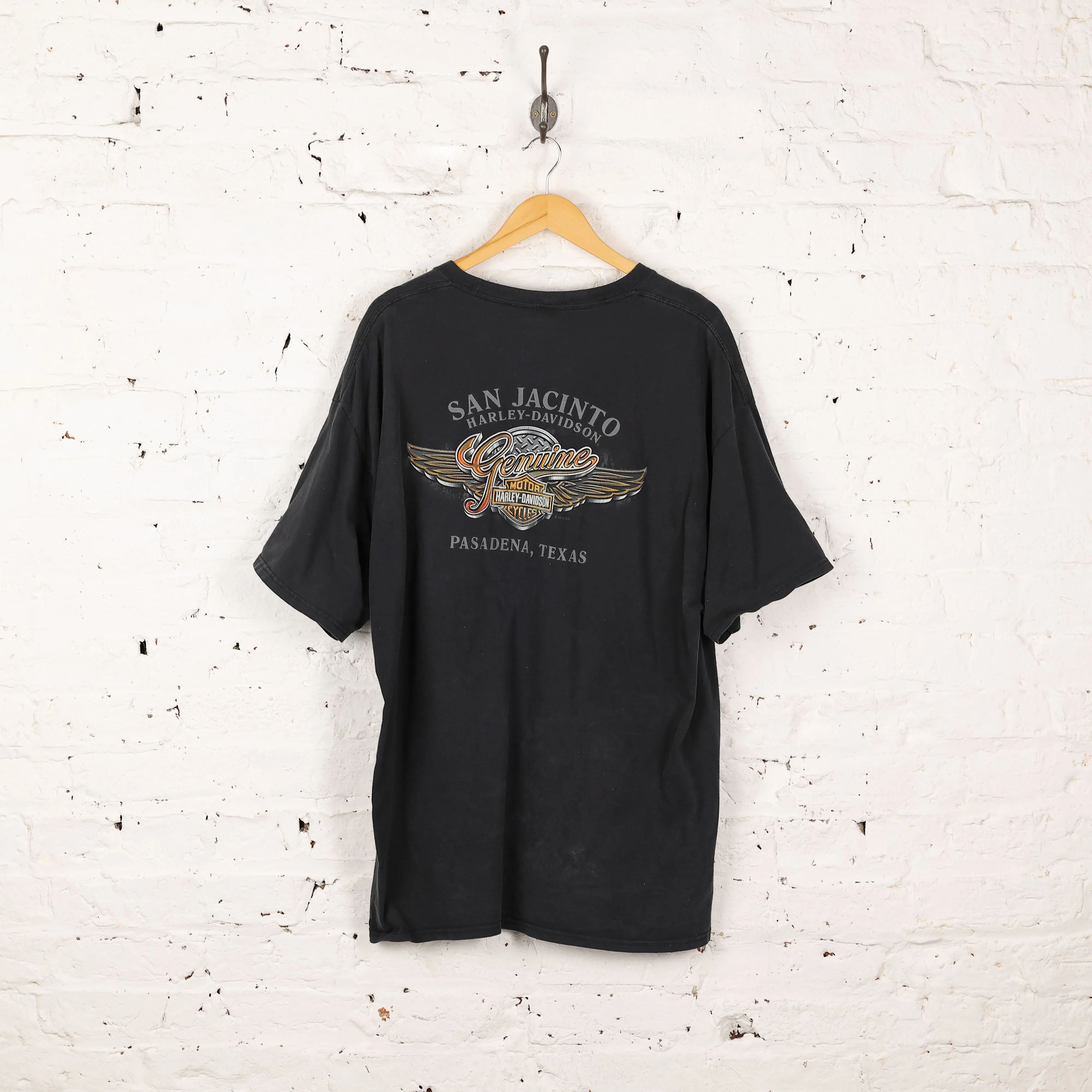 Harley Davidson Dealership Pocket T Shirt - Black - XXL
