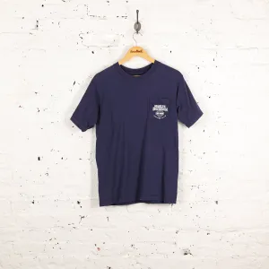Harley Davidson St Louis Dealership Pocket T Shirt - Blue - M