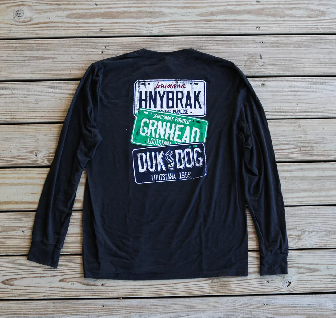 HB License Plate Long Sleeve T-Shirt