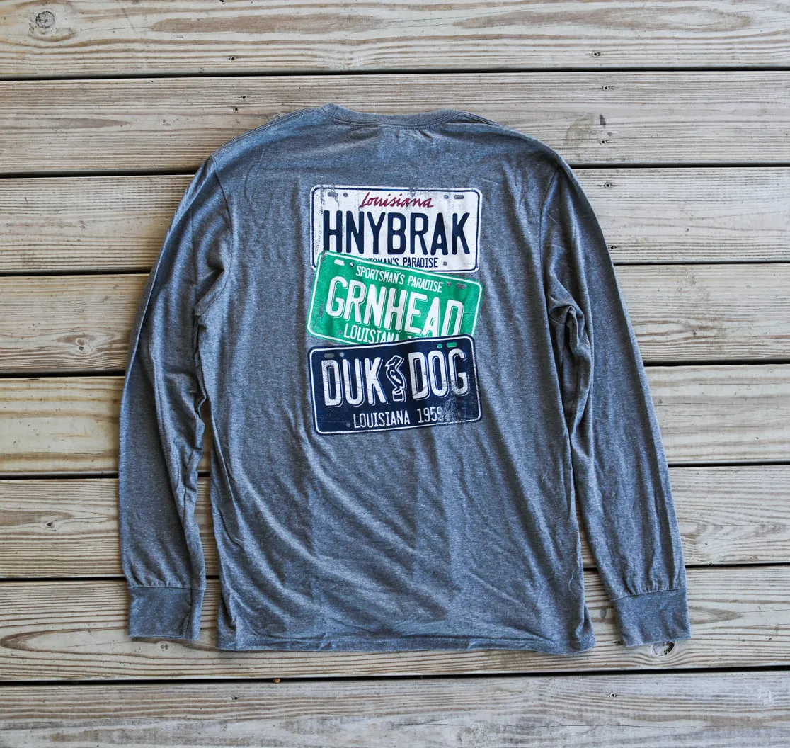 HB License Plate Long Sleeve T-Shirt