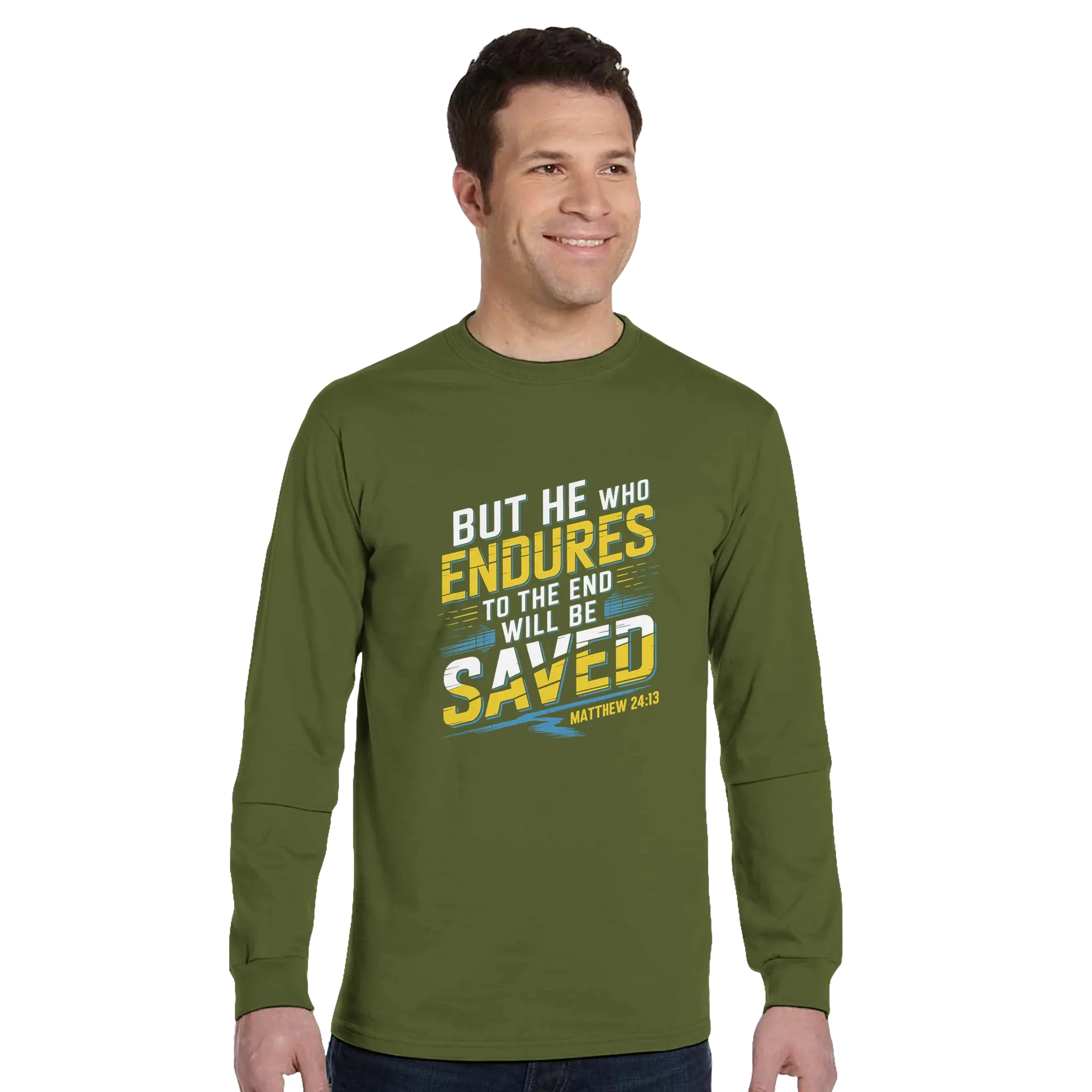 He Who Endures | Organic Unisex Classic Long-Sleeve T-Shirt Econscious