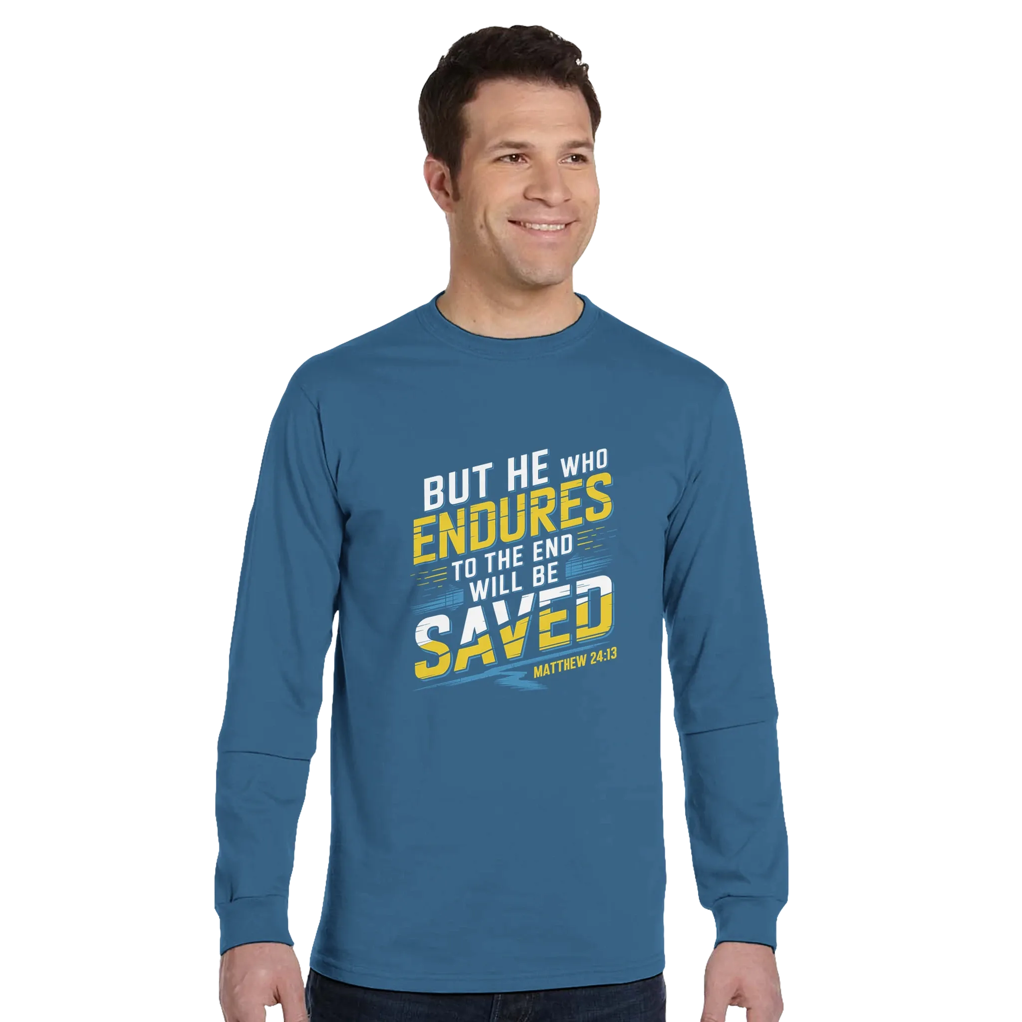He Who Endures | Organic Unisex Classic Long-Sleeve T-Shirt Econscious