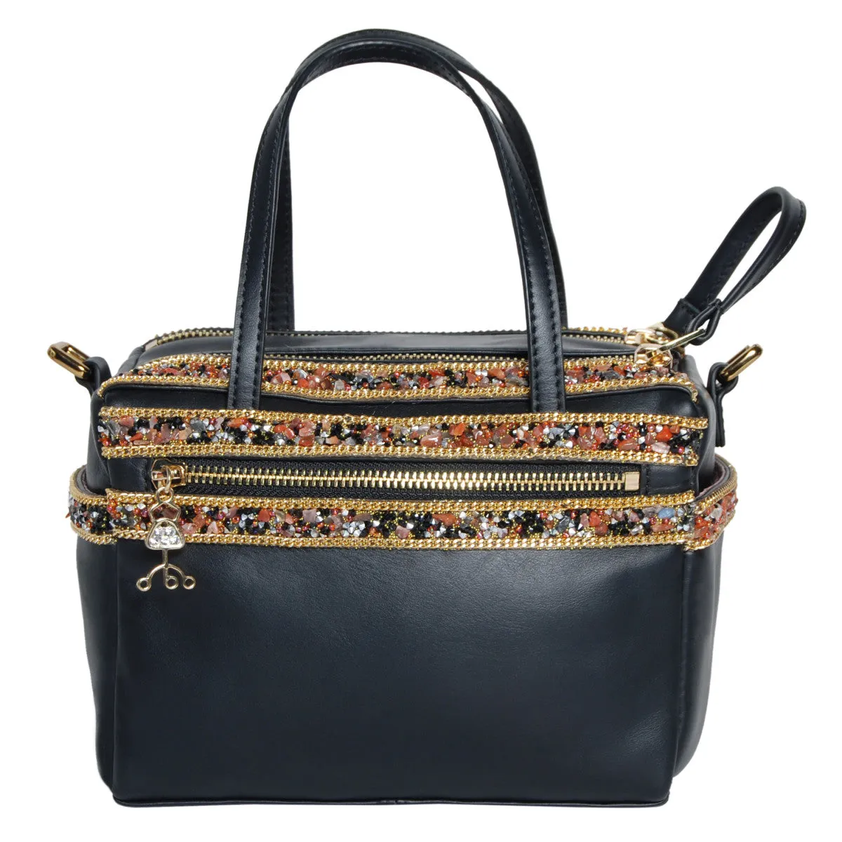 HENDRIX II - Night Leather Bag