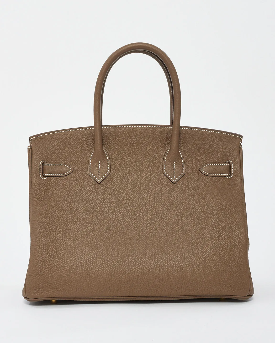 Hermès Etoupe Togo Leather Birkin 30 with GHW