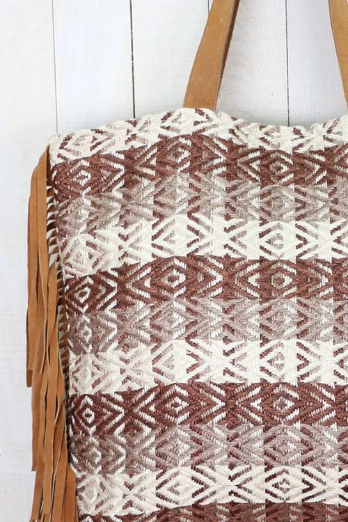 Herringbone Stripe Bag