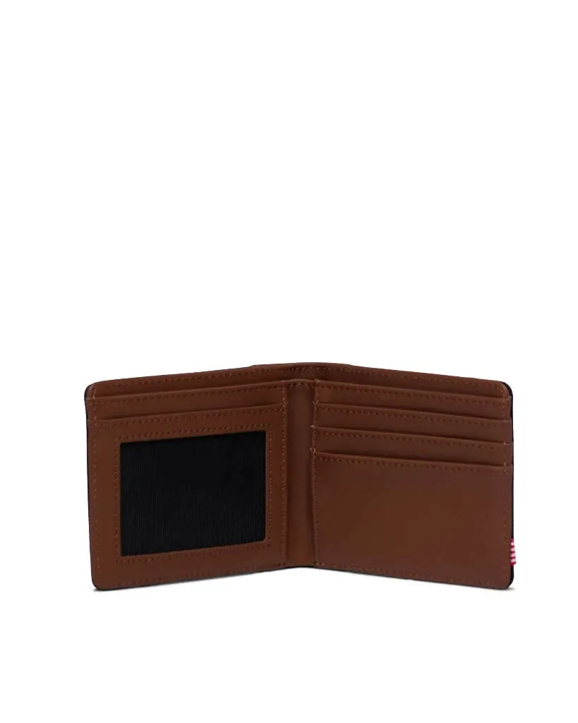 Herschel Hank Wallet - Black / Tan (RFID)