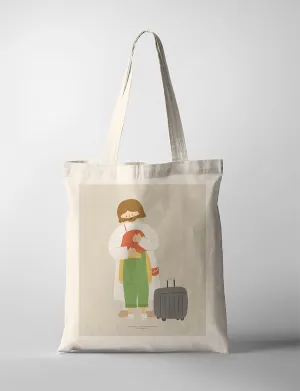 He's Your Travel Buddy {Tote Bag}