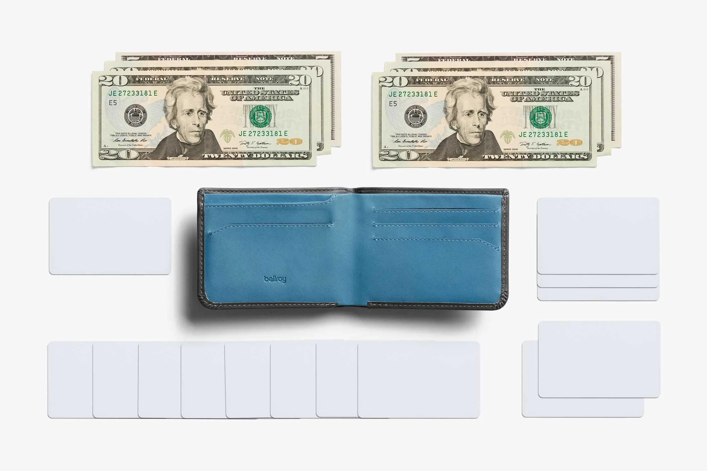 Hide & Seek Wallet RFID Charcoal