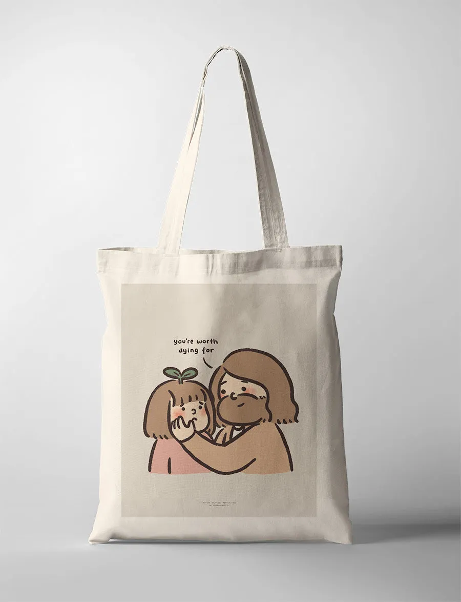 His Sacrificial Love for Us {Tote Bag}