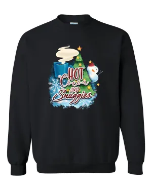 Hot Cocoa and Snuggies Christmas Sweatshirt, Holiday Sweatshirt