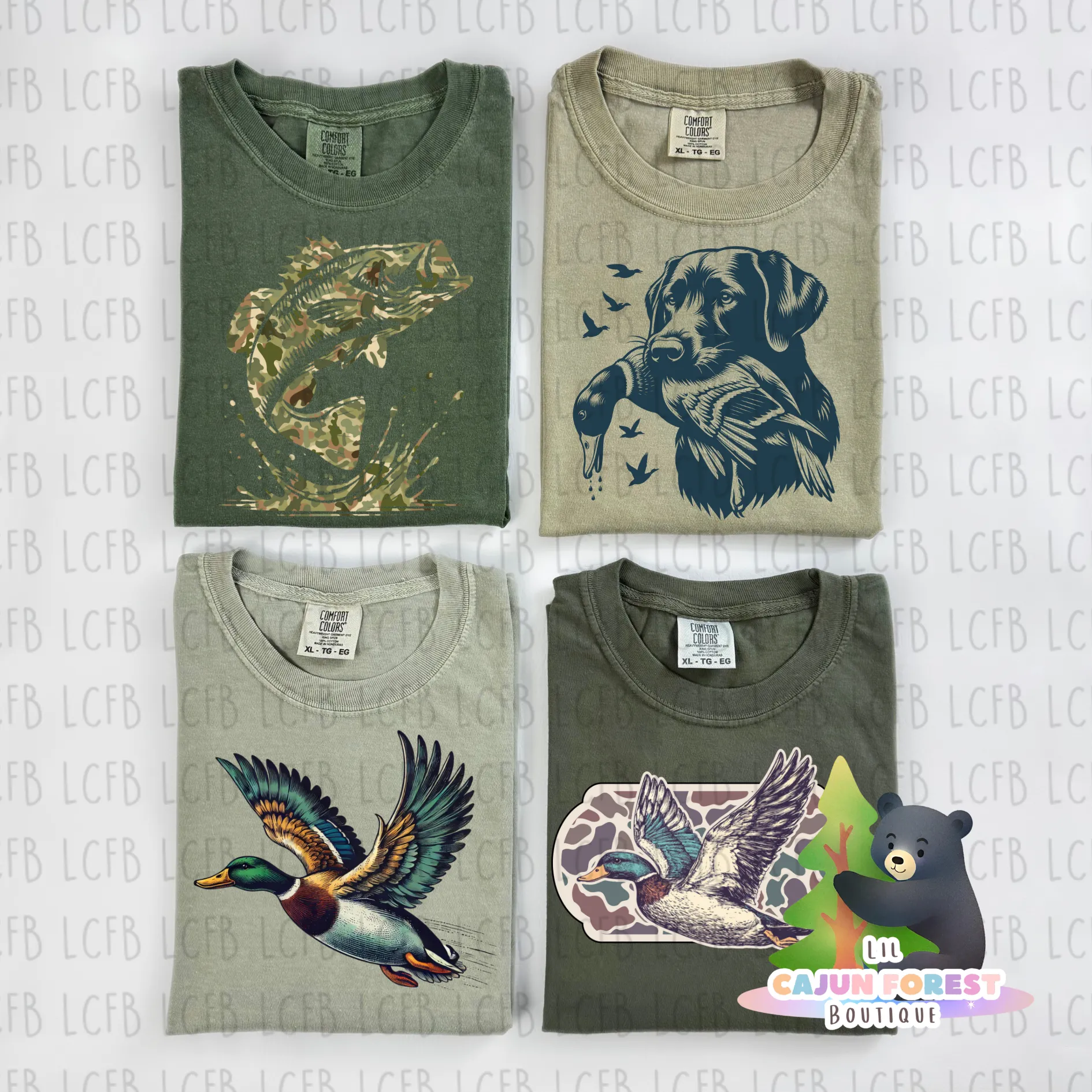 Hunting Fishing Graphic T-Shirts