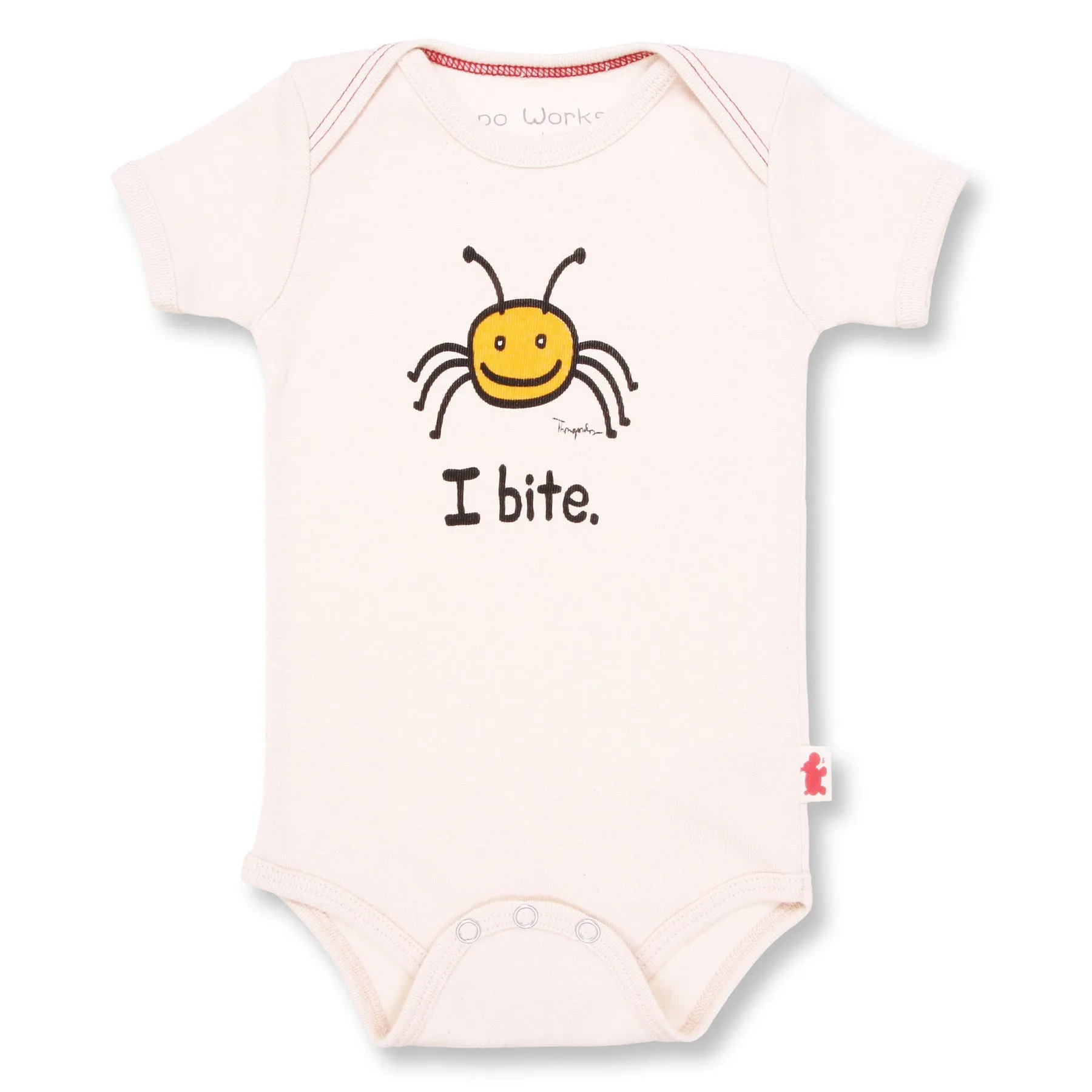 I Bite Organic Onesie