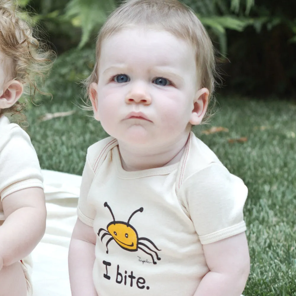 I Bite Organic Onesie